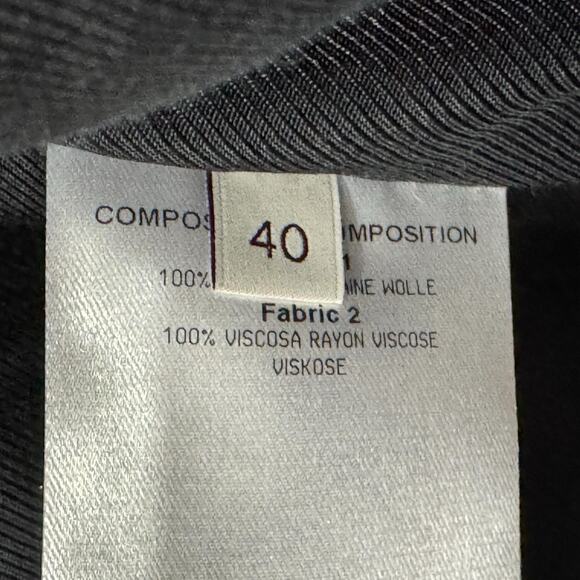 Stella McCartney Wool Shawl Blazer Jacket Black Tailored Size IT 40 / US 4 - Picture 11 of 13